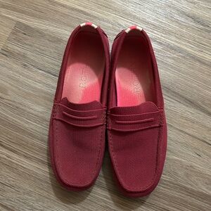 Rothy's Raspberry Driver Loafers